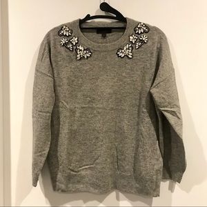 NWT Heather Gray J Crew Pullover Sweater